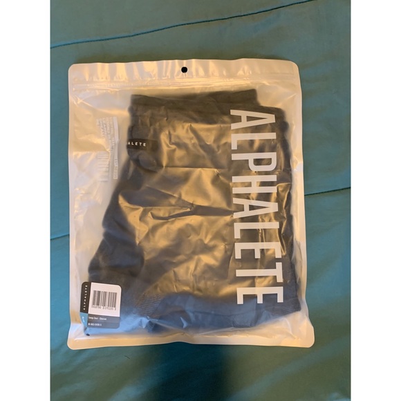 New Alphalete Lounge Shorts in color charcoal - Picture 2 of 5